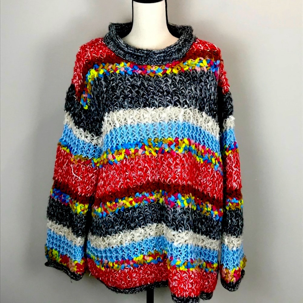 Zara knit oversized pullover M